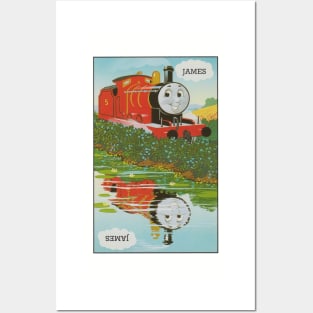 James the Red Engine Vintage Card Posters and Art